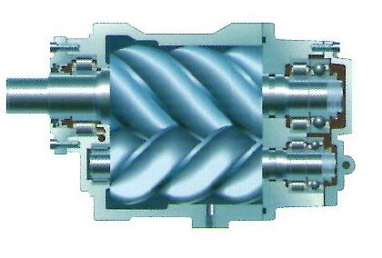 双级压缩螺杆空压机